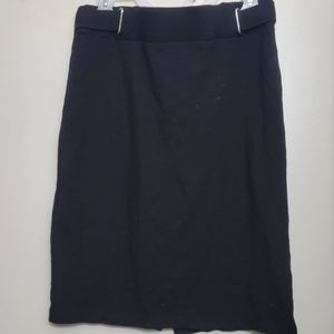 Large black pencil skirt